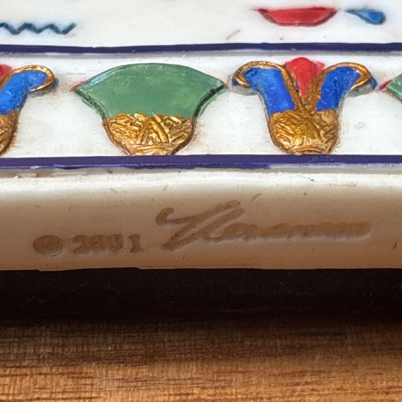 Vintage Egyptian Sphinx Hieroglyphics Picture Frame 2001 Summit Collection 4x6 - Picture 6 of 9